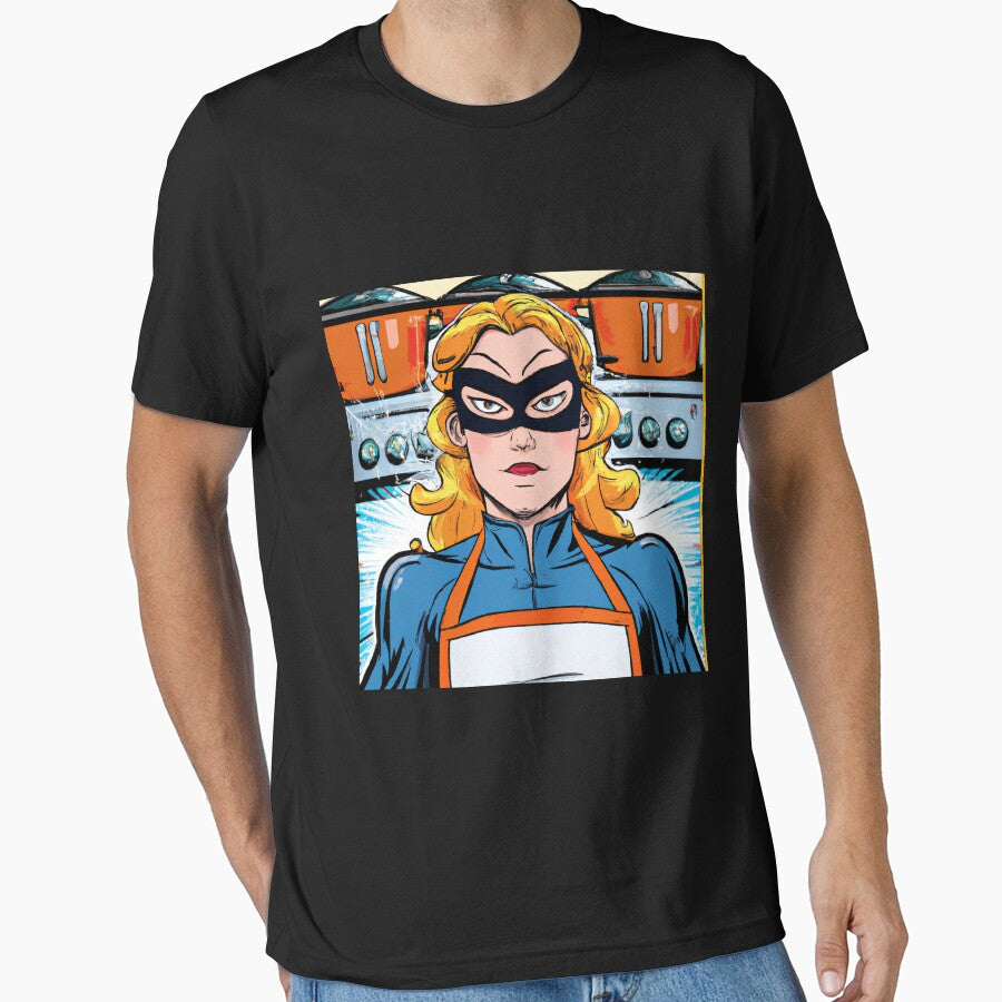 Comic Style Superhero Chef: Cooking is my Superpower Series by Artsytee Lab T-Shirts, Hoodie, Sweatshirt (Image 1)