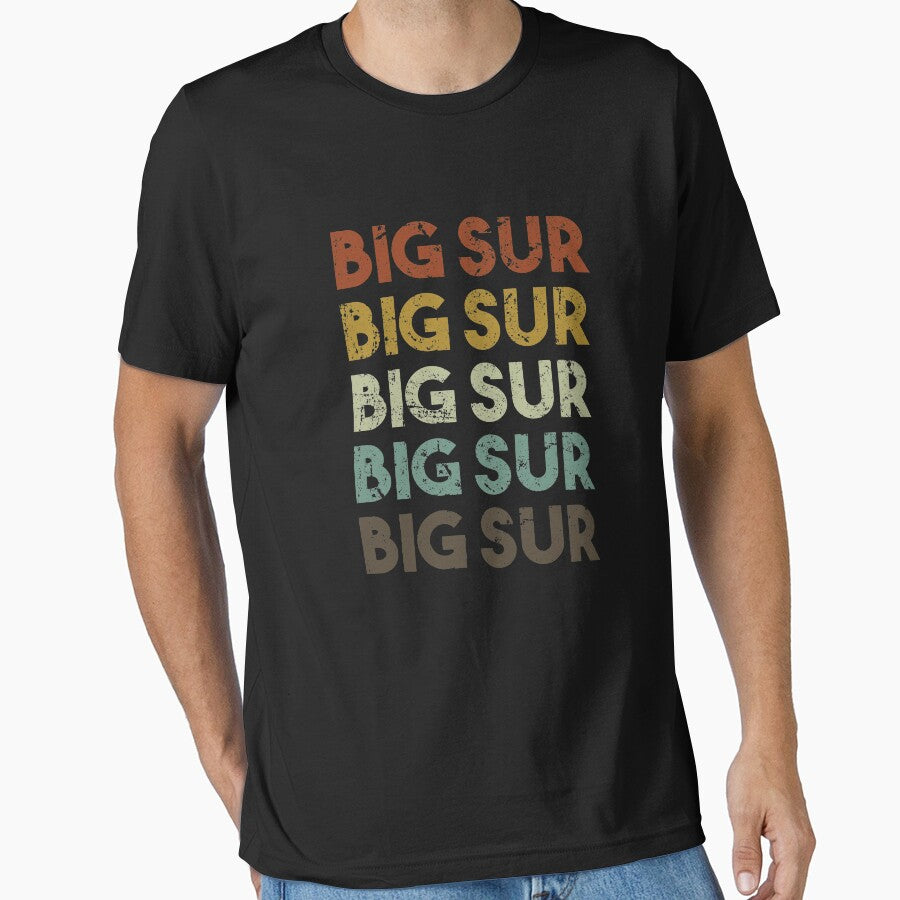 Retro Big Sur California by Si Li T-Shirts, Hoodie, Sweatshirt | BlankRebels.com (Image 1)