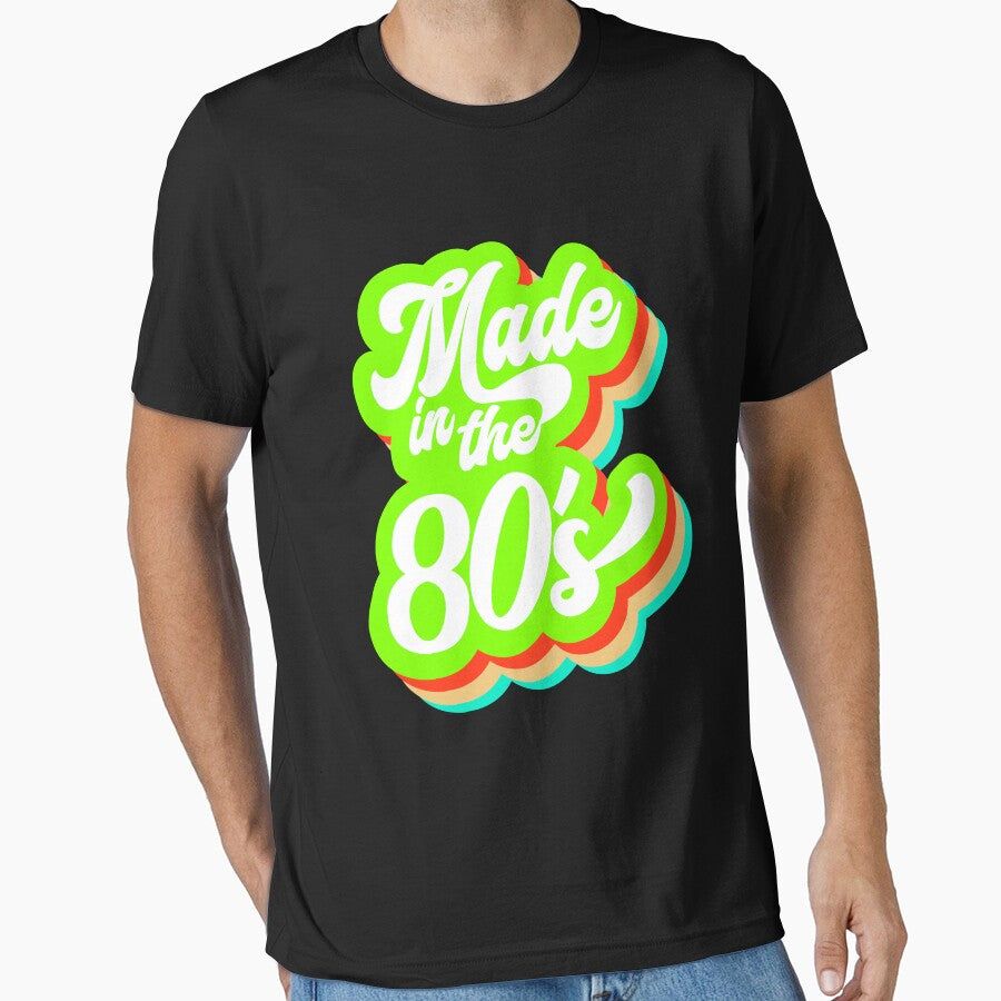 Made-In-The-80s-Vintage Radium color t shirt by Customize Shirts