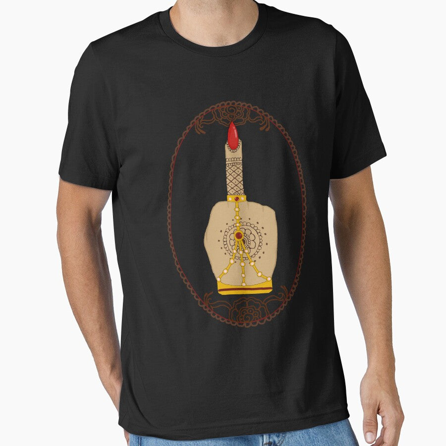 The Desi Middle Finger by NishuTheArtist T-Shirts, Hoodie, Sweatshirt | BlankRebels.com (Image 1)