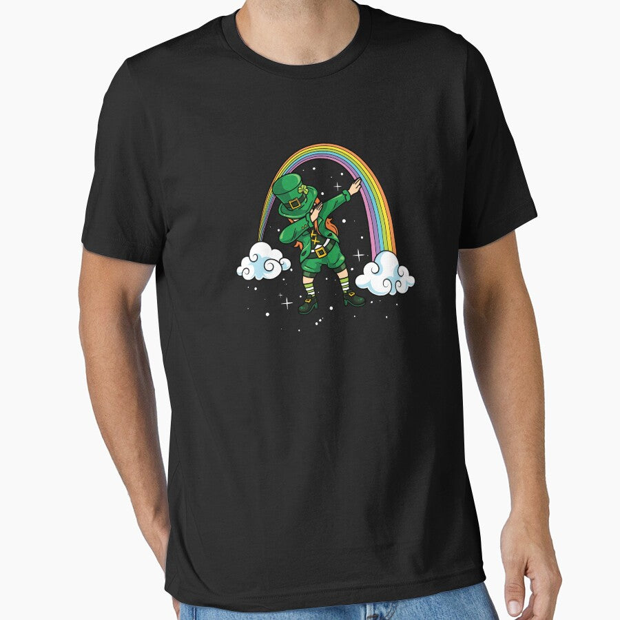 Girls Dabbing Rainbow Patricks Day by doggopupper T-Shirts, Hoodie, Sweatshirt | BlankRebels.com (Image 1)