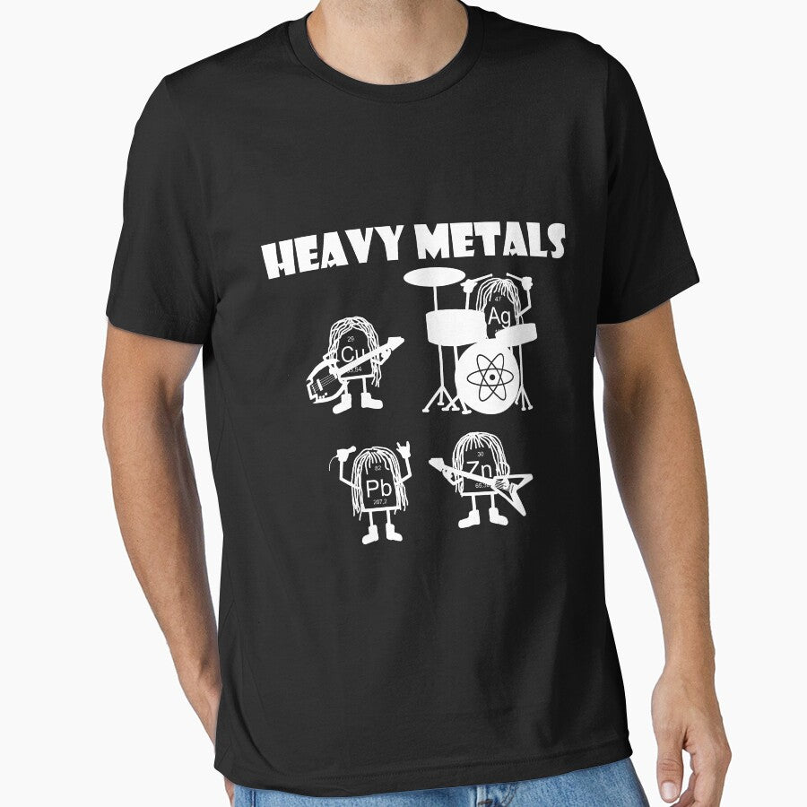 Heavy metals rock, chemistry, physics - periodic table of elements by Garaunt - The bavarian brute