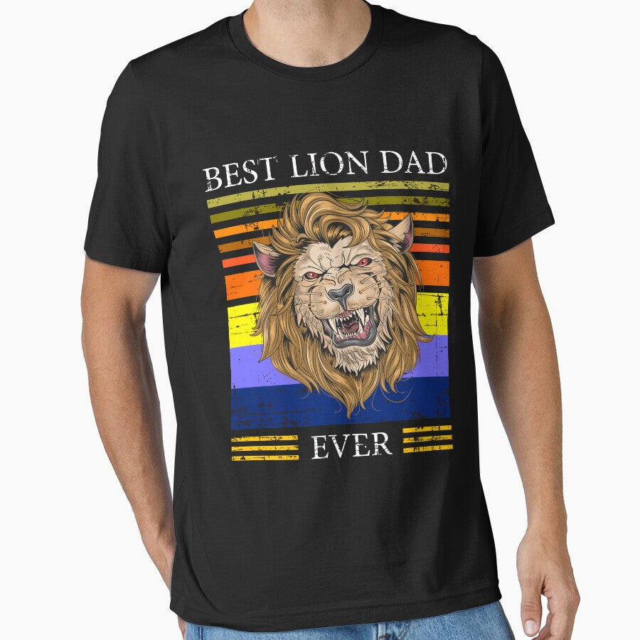 best lion dad , Dad Lion ,  Father's Day Gift Shirt, Cool Gift For Dad,Father's Day Gift From Wife, Dad Gift... (Image 1)