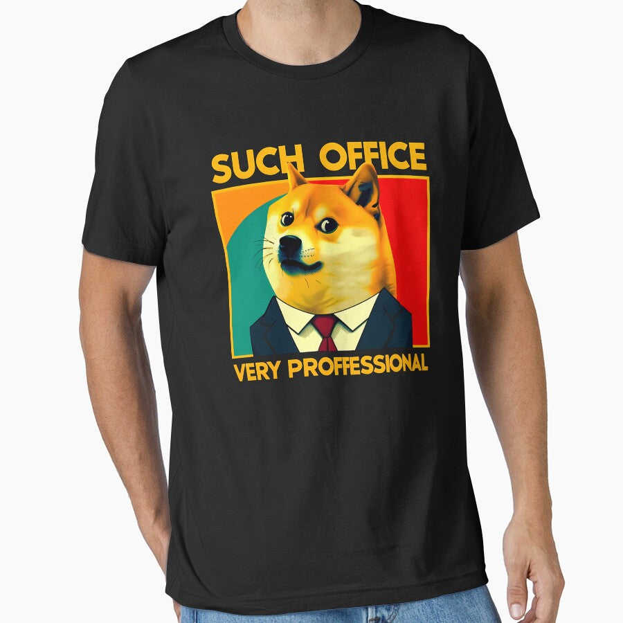 Classic Doge on the Job by SpeakingPrint2 T-Shirts, Hoodie, Sweatshirt | BlankRebels.com (Image 1)