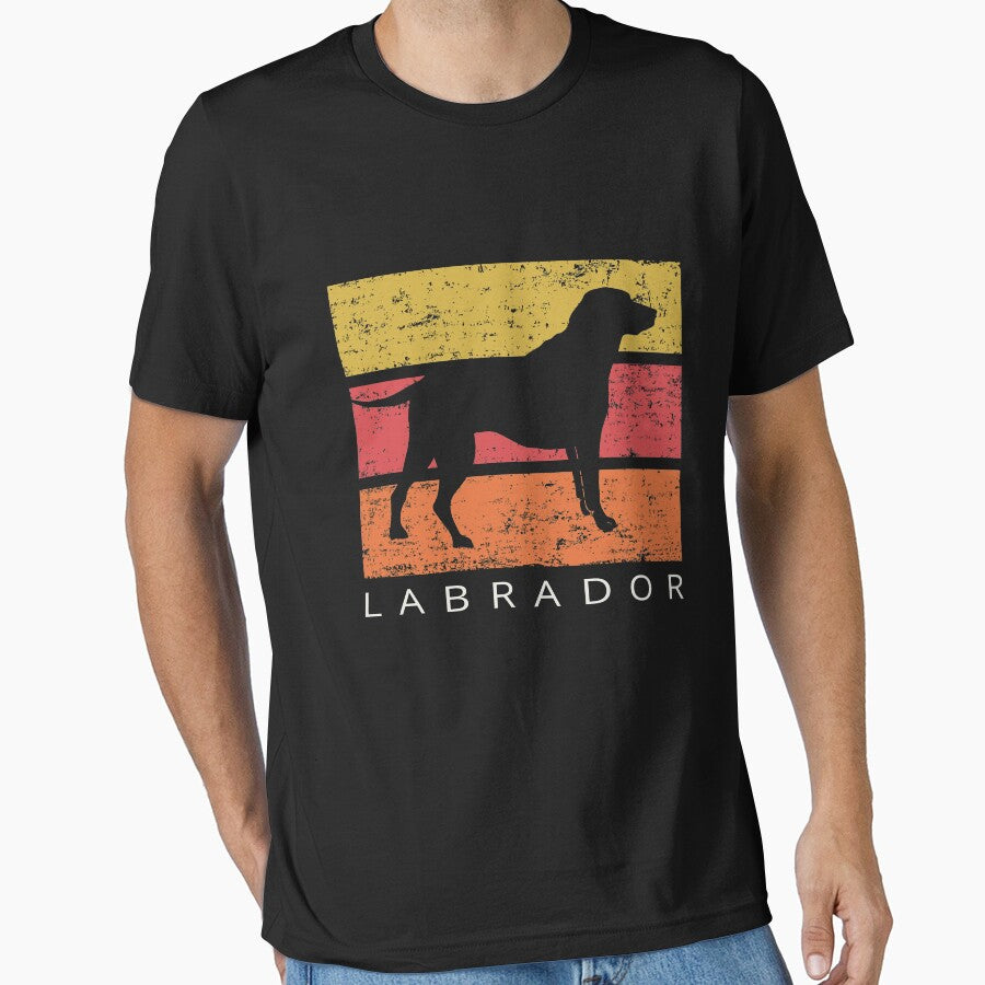 Labrador Retriever Retro Vintage Design Distressed by SayAhh T-Shirts, Hoodie, Sweatshirt | BlankRebels.com (Image 1)