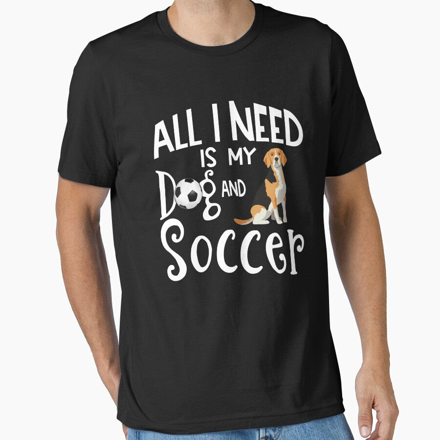 Beagle Dog Soccer Player Dog Lover Gift Cute Funny Saying by tncgifts