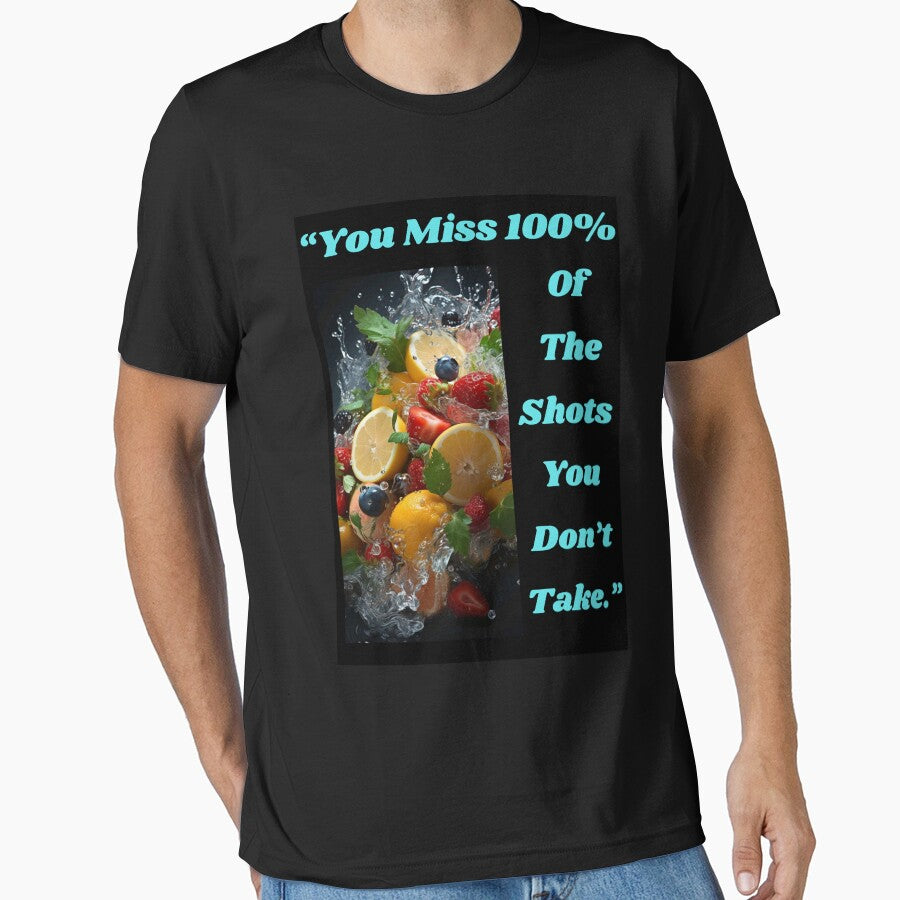 “You miss 100% of the shots you don’t take.” by Motivational space T-Shirts, Hoodie, Sweatshirt | BlankRebels.com (Image 1)