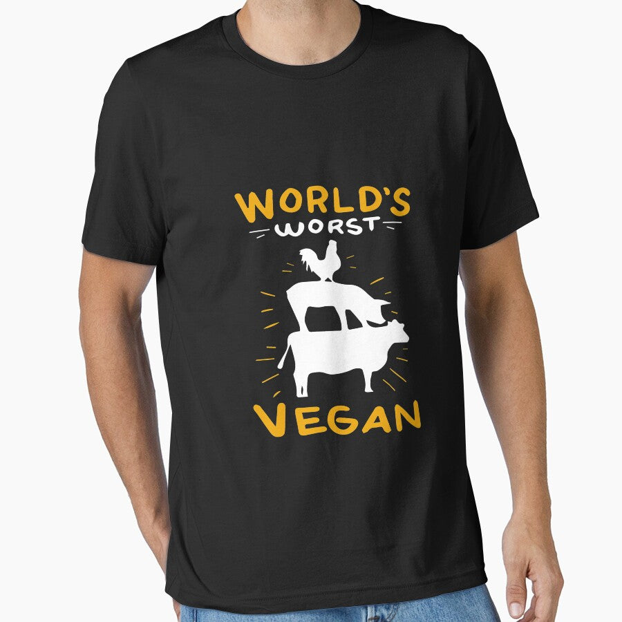 Worlds Worst Vegan by Mill8ion T-Shirts, Hoodie, Sweatshirt | BlankRebels.com (Image 1)