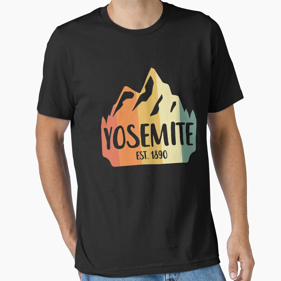 Yosemite Shirt, Yosemite, Yosemite National Park Shirt, Half Dome, Vintage, Retro, Gift, T-Shirt by Anazzy... (Image 1)
