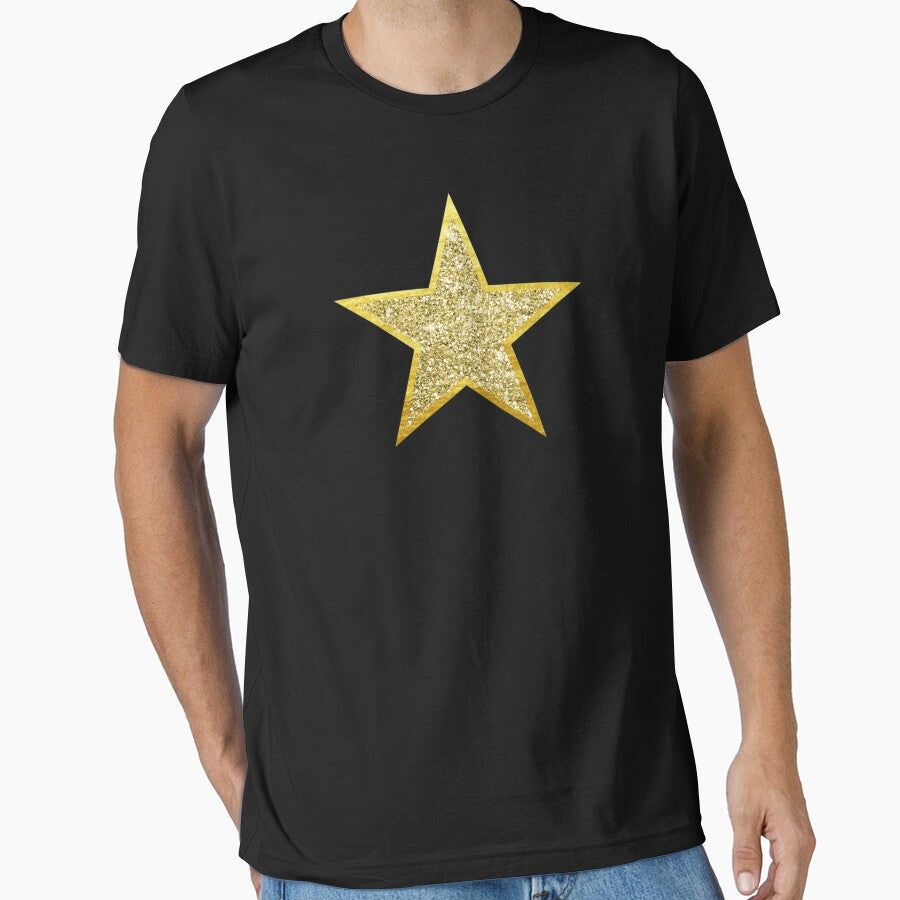 Gold Glitter Star by Kim Leex T-Shirts, Hoodie, Sweatshirt | BlankRebels.com (Image 1)