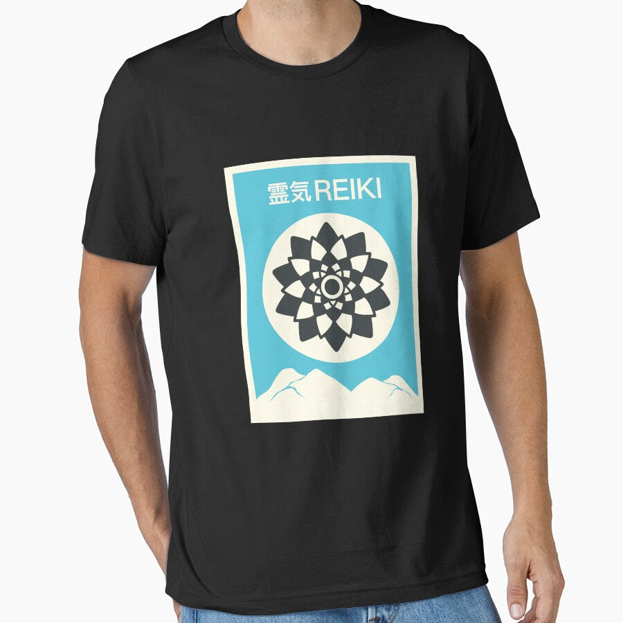 "REIKI" Japanese Retro Vintage Chakra Qi T-Shirts, Hoodie, Sweatshirt