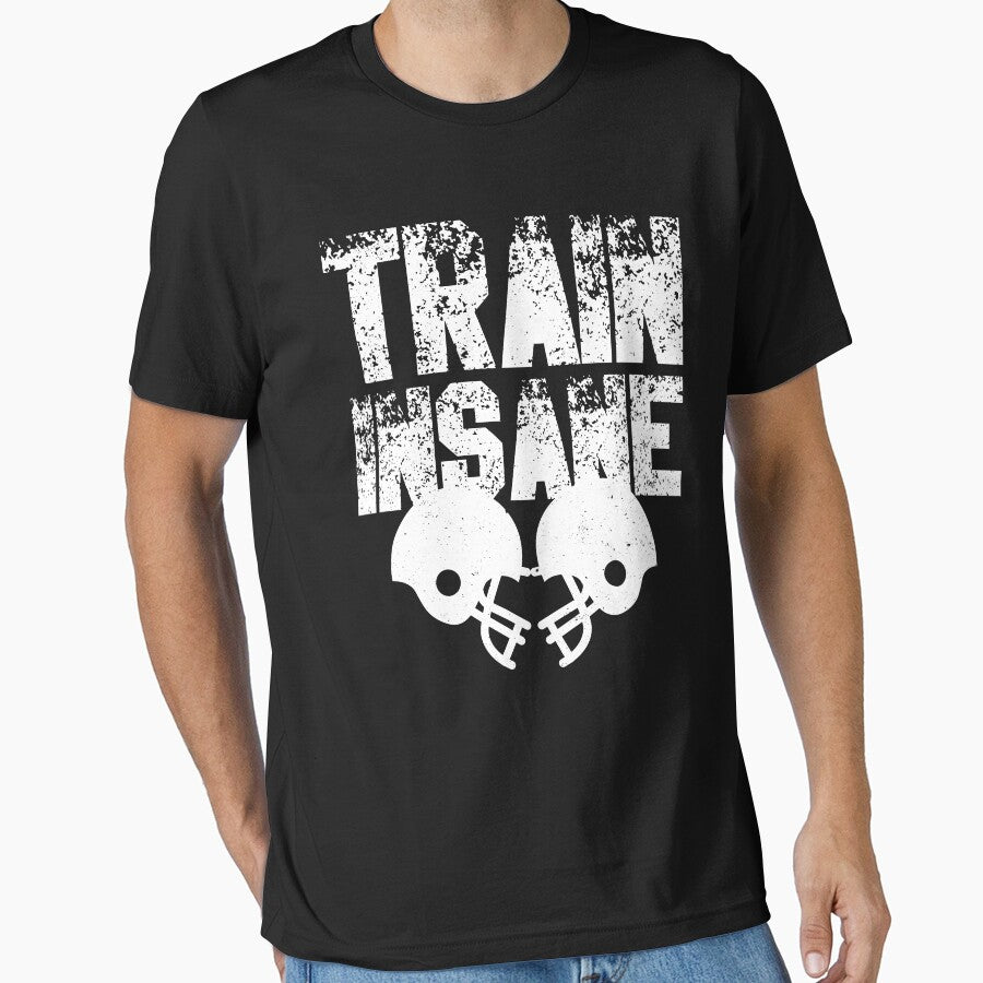 Football Train Insane by Danny Cuevas T-Shirts, Hoodie, Sweatshirt | BlankRebels.com (Image 1)