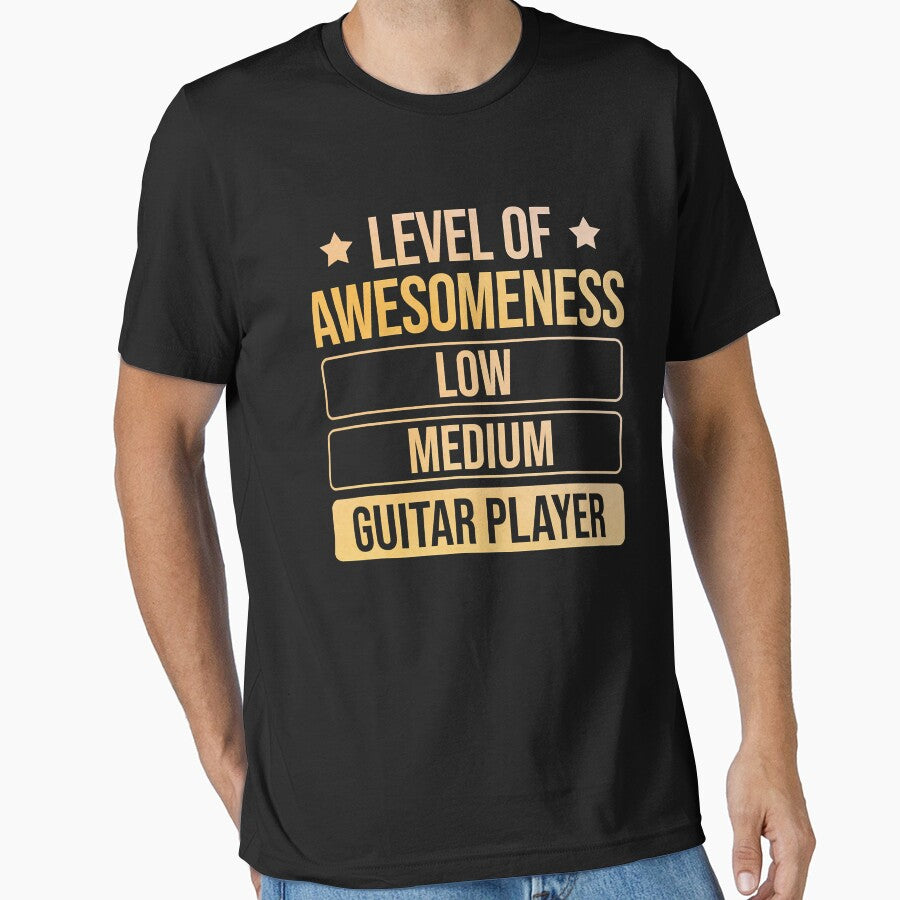 Guitarist Level Of Awesomeness Guitar Player by Leon-Alexander