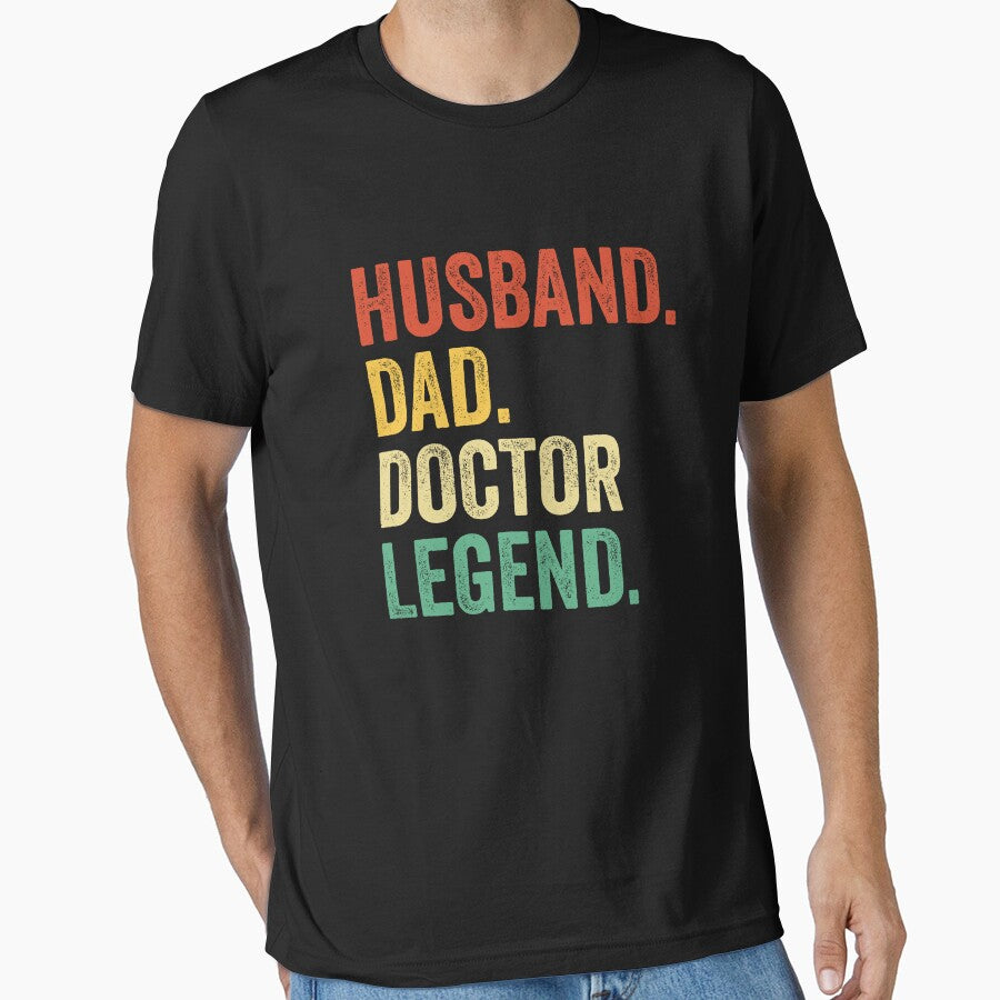 doctor Dad Shirt, Gift For Husband, doctor Gift, Husband Dad doctor Legend, Dad Gift For Husband, doctor... (Image 1)