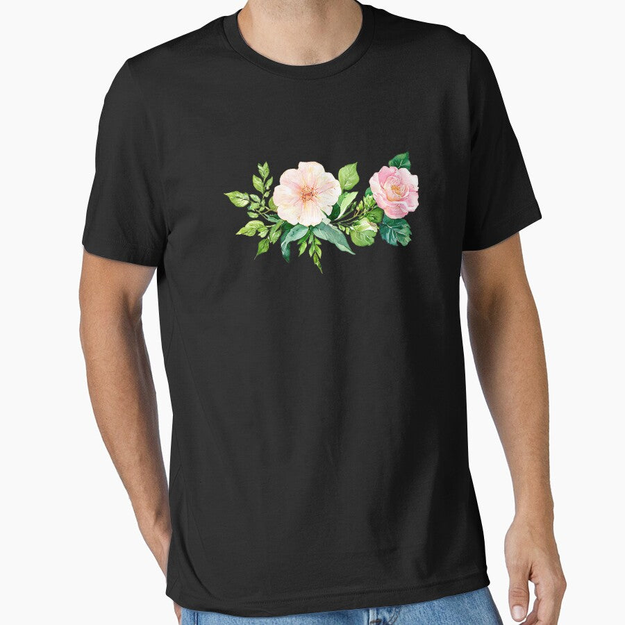 Watercolor Botanical Flowers by SeamPix T-Shirts, Hoodie, Sweatshirt | BlankRebels.com (Image 1)