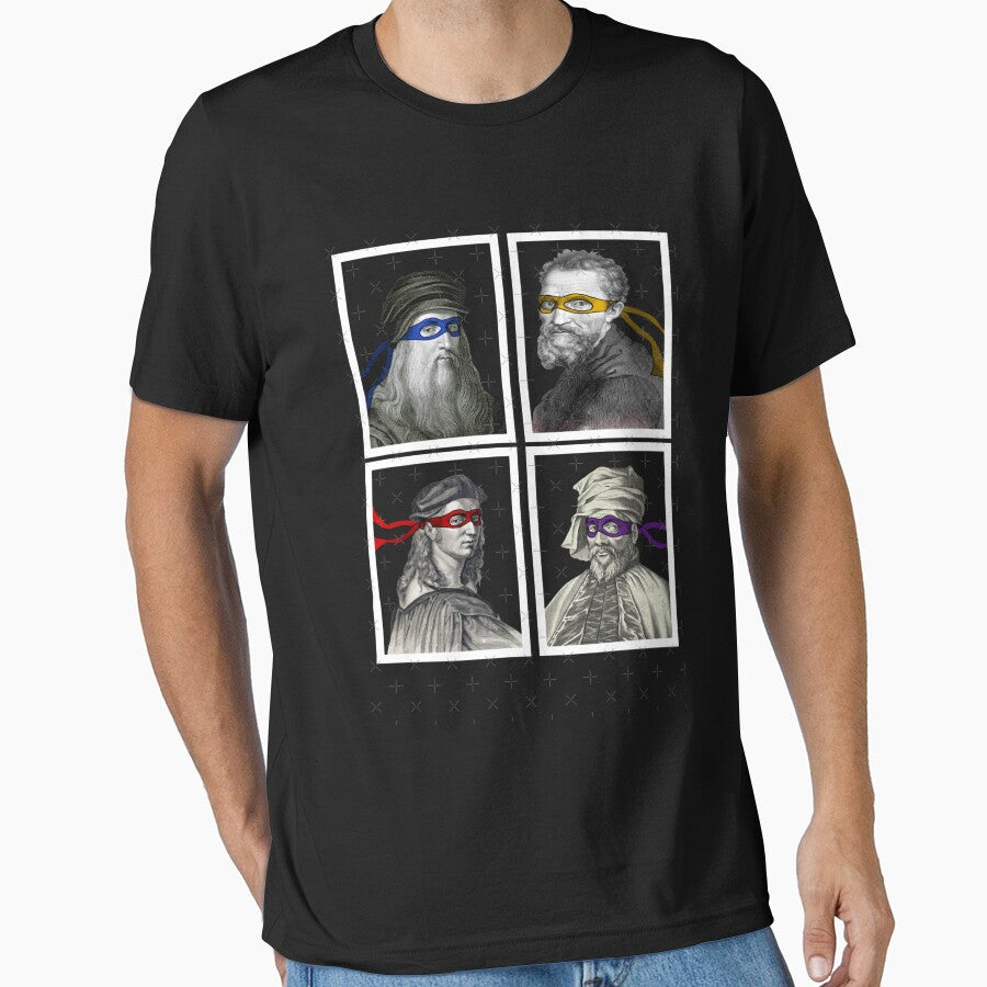 Ninja Artists Leonardo Donatello Raphael Michelangelo Parody Renaissance TMNTeonardo Donatello Rapha by AUTBLANTON