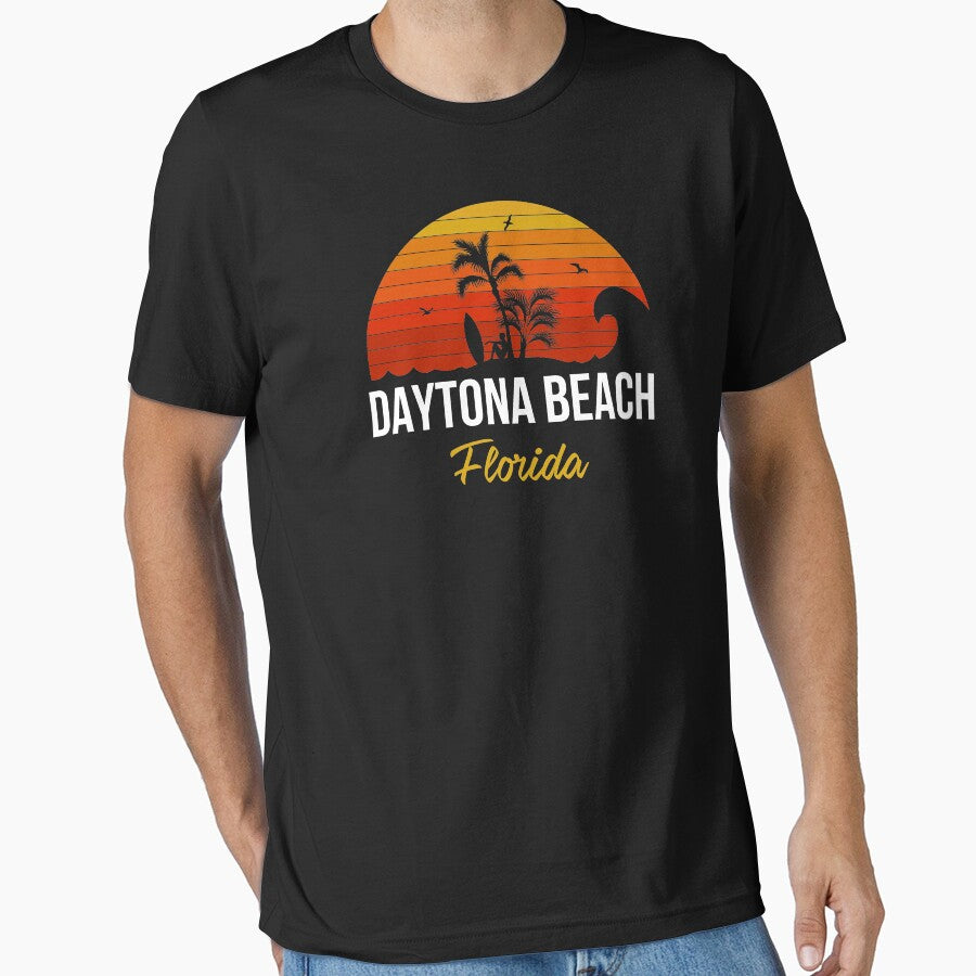 Fun Daytona Beach Vacation Surfing design by jakehughes2015 T-Shirts, Hoodie, Sweatshirt | BlankRebels.com (Image 1)