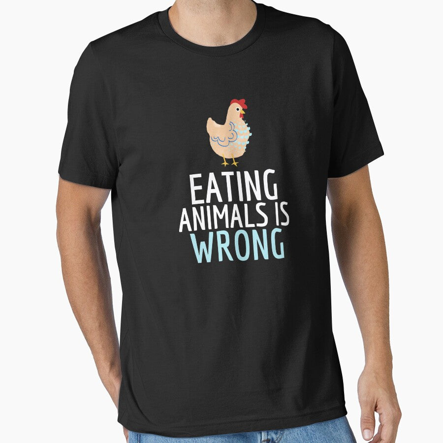 Eating Animals Is Wrong by curledup-cat T-Shirts, Hoodie, Sweatshirt | BlankRebels.com (Image 1)
