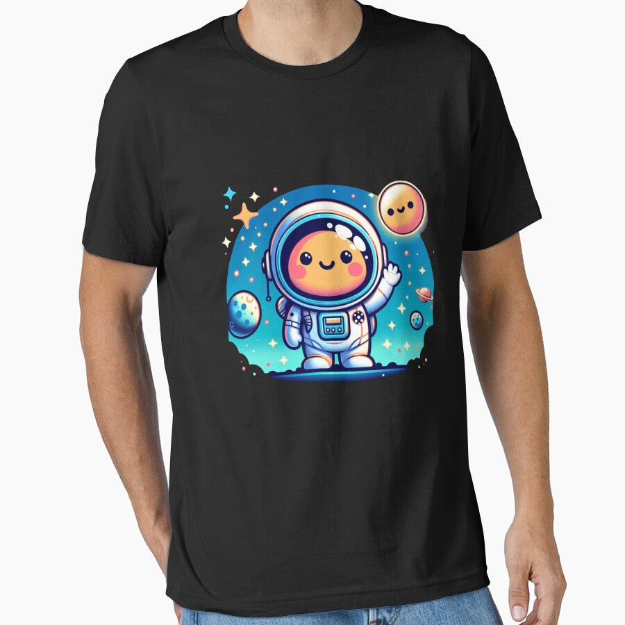 Cute spaceman astronaut by MedhO T-Shirts, Hoodie, Sweatshirt | BlankRebels.com (Image 1)