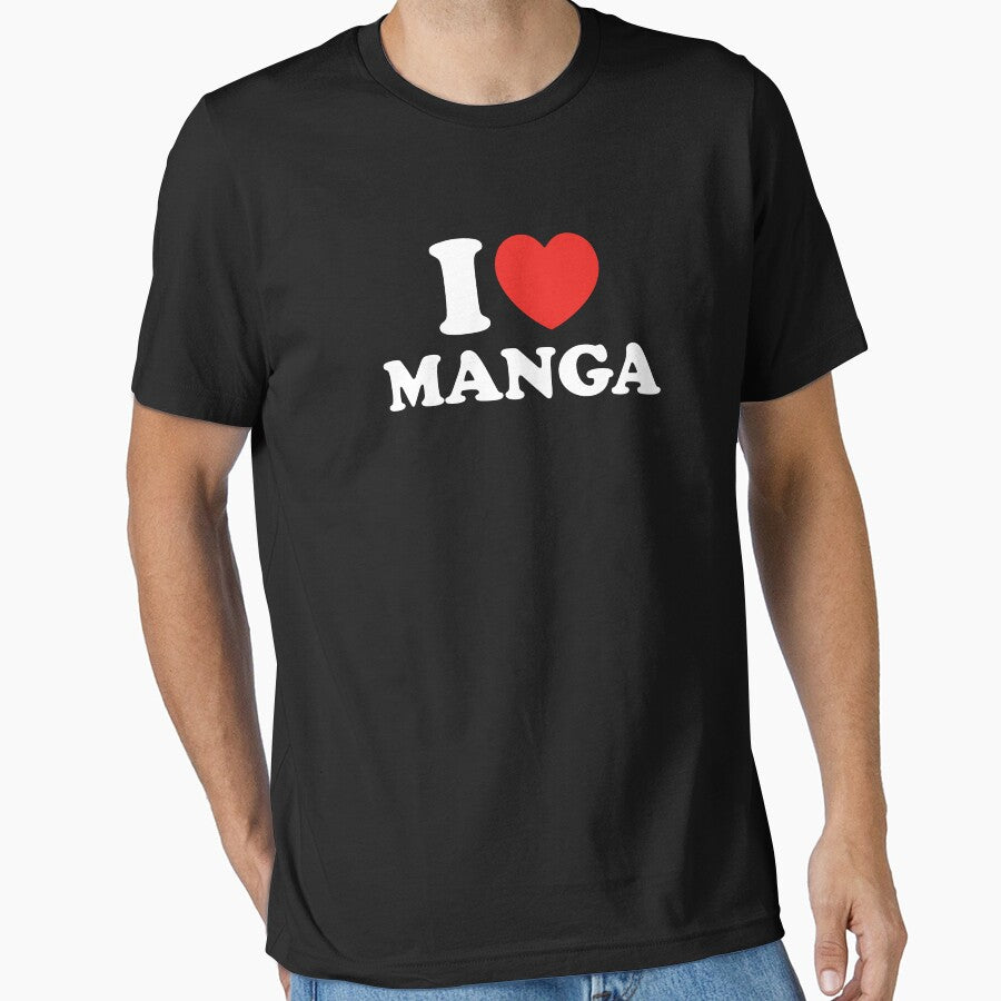 I Love Manga by shitpostee T-Shirts, Hoodie, Sweatshirt | BlankRebels.com (Image 1)