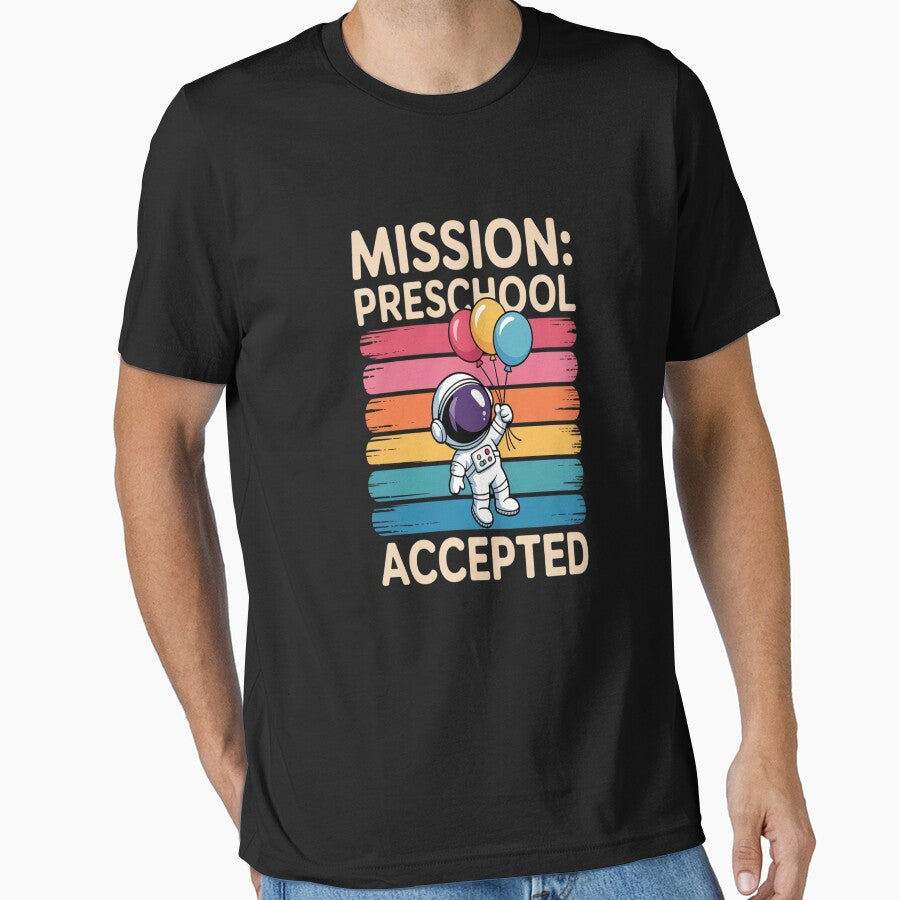 Mission Preschool Accepted Astronaut Back to School Boys by FndPardaL T-Shirts, Hoodie, Sweatshirt (Image 1)