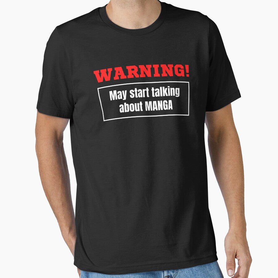 Warning May Start Talking About Manga by TeePartyHost T-Shirts, Hoodie, Sweatshirt | BlankRebels.com (Image 1)