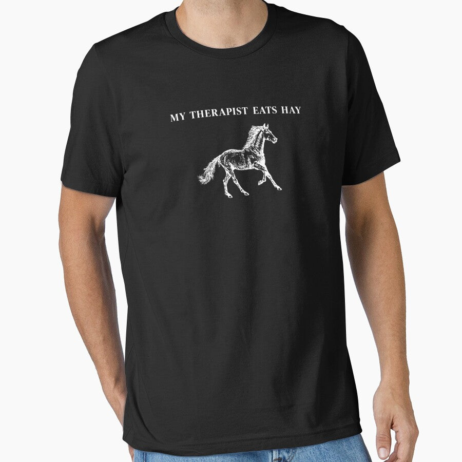 My Therapist Eats Hay by raccoon2opossum T-Shirts, Hoodie, Sweatshirt | BlankRebels.com (Image 1)