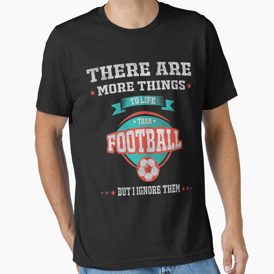 FOOTBALL FUNNY SHIRT FAN LOVER PLAYER DAD SON GIFT by niftee Hoodie, Sweatshirt | BlankRebels.com (Image 1)