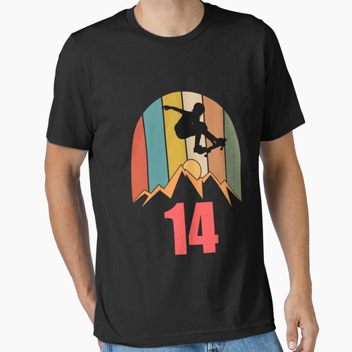14th Birthday Skateboard Boy Longboarder by Ibu83 T-Shirts, Hoodie, Sweatshirt | BlankRebels.com (Image 1)