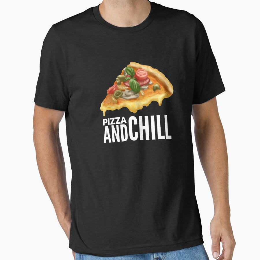 Pizza And Chill by NebulaDesigns86 T-Shirts, Hoodie, Sweatshirt | BlankRebels.com (Image 1)