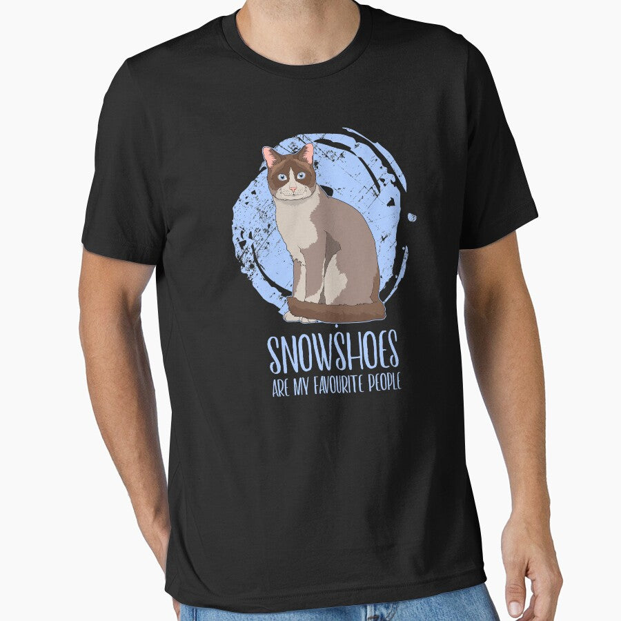 Snowshoes Are My Favorite People Cat Owner product by jakehughes2015 T-Shirts, Hoodie, Sweatshirt | BlankRebels.com (Image 1)