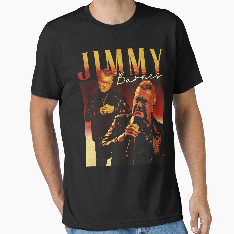 Jimmy Barnes Vintage Rock Aesthetic by boulderdesigns1 T-Shirts, Hoodie, Sweatshirt | BlankRebels.com (Image 1)