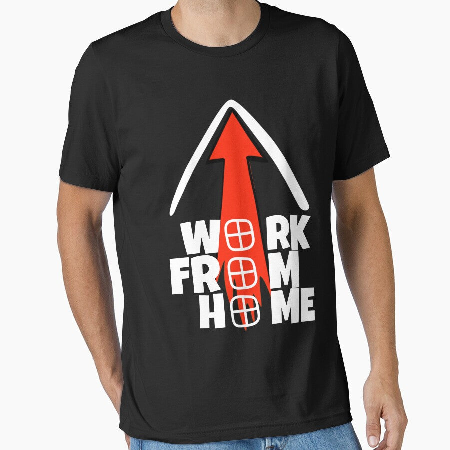 Work from home up by KHAFiT T-Shirts, Hoodie, Sweatshirt | BlankRebels.com (Image 1)