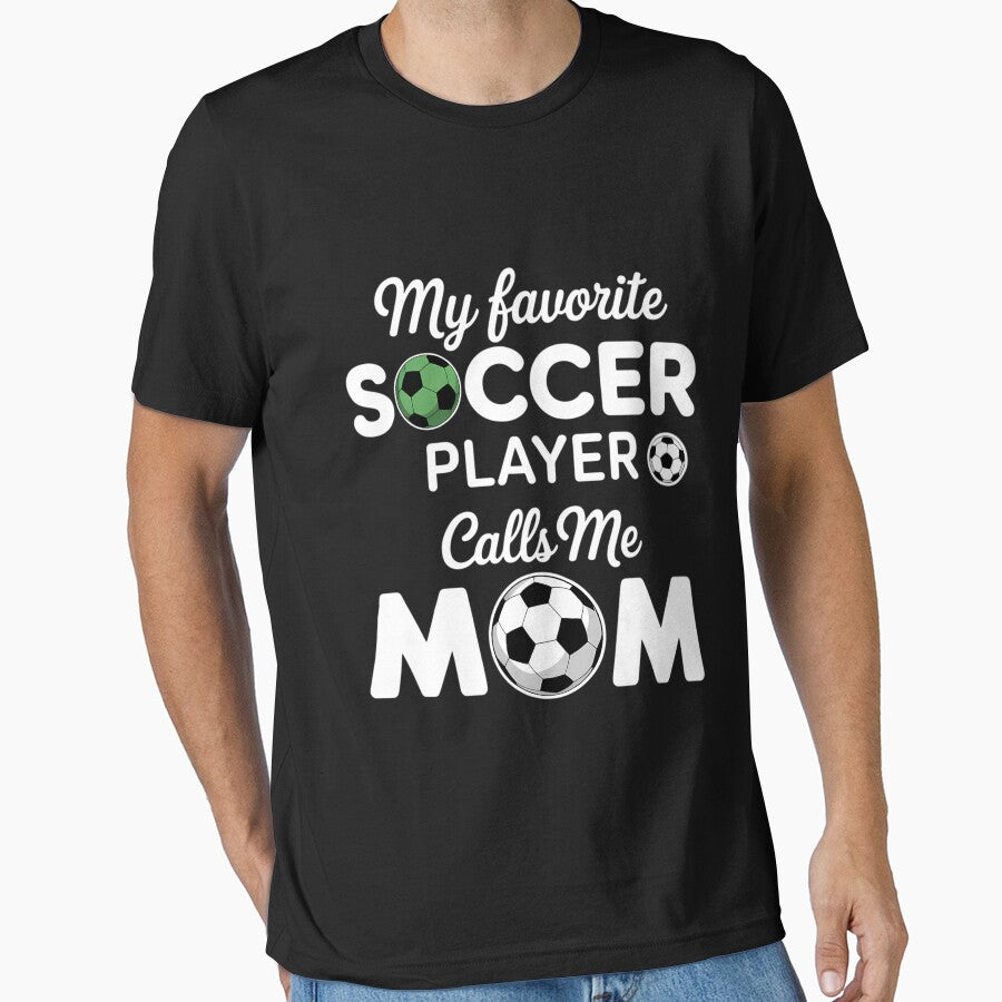 My Favorite Soccer Player Calls Me Mom Cute Soccer by brynatshop