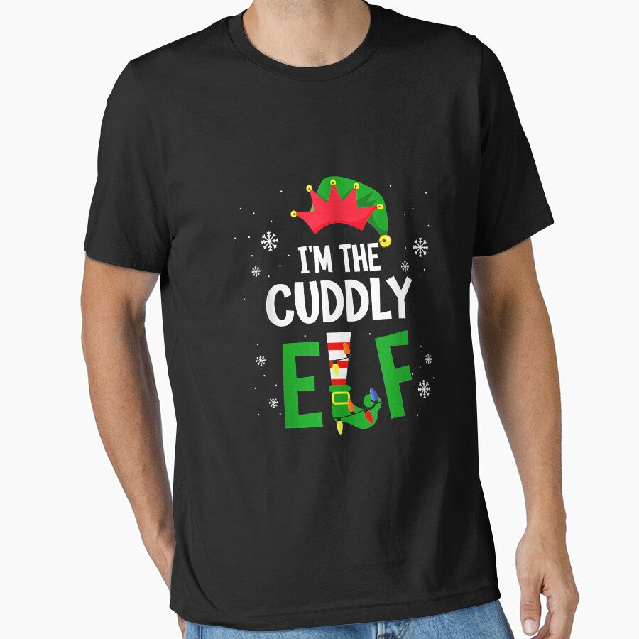 I'm The Cuddly Elf Matching Family Group Christmas by virnmjan T-Shirts, Hoodie, Sweatshirt | BlankRebels.com (Image 1)