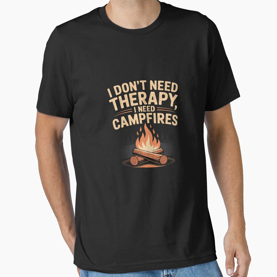 I Don’t Need Therapy I Need Campfires Camping by LittleDame T-Shirts, Hoodie, Sweatshirt | BlankRebels.com (Image 1)