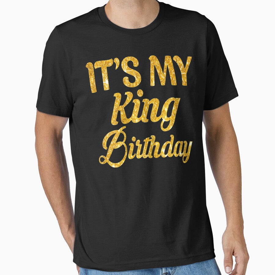 Womens It'S My King Birthday! Couples Matching Birthday by AngieLuvsU T-Shirts, Hoodie, Sweatshirt (Image 1)