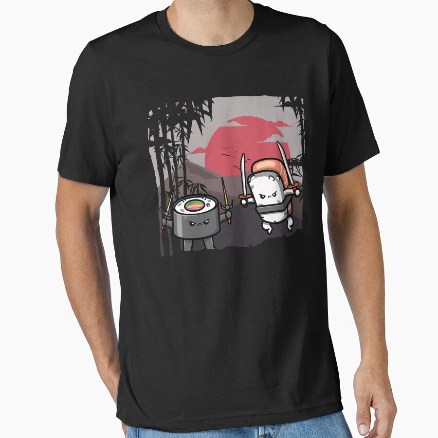 Funny Sushi Samurai Cute Kawaii Sushi Lover Japanese Cuisine by MintedFresh T-Shirts, Hoodie, Sweatshirt (Image 1)