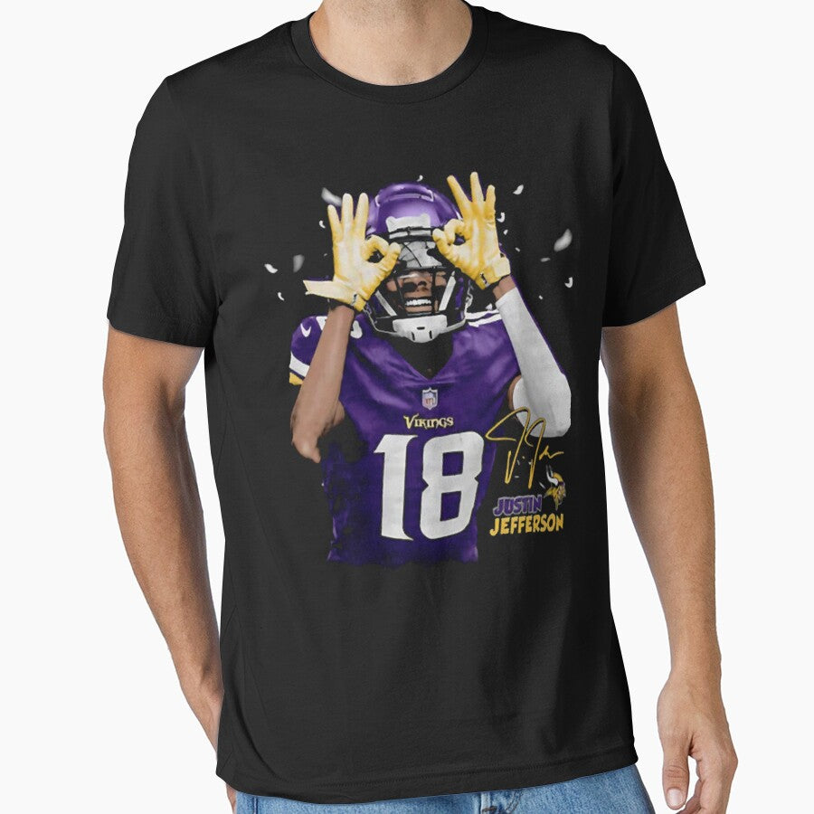 Justin Jefferson by penny14jmlaveta T-Shirts, Hoodie, Sweatshirt | BlankRebels.com (Image 1)