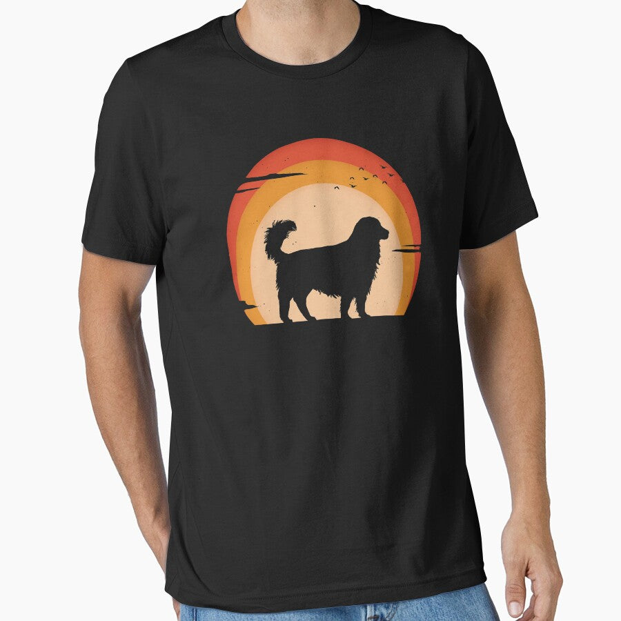 Vintage Golden Retriever Sunset by SHIRTOVERLORD T-Shirts, Hoodie, Sweatshirt | BlankRebels.com (Image 1)
