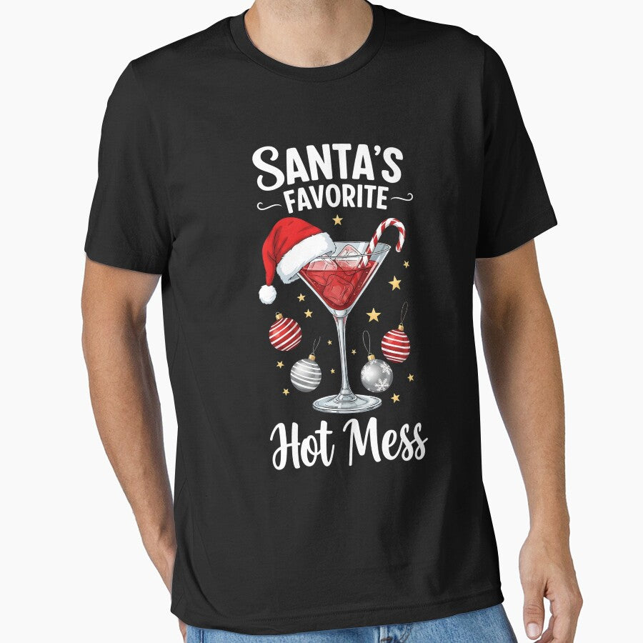 Santa's Favorite Hot Mess, Christmas Drink by BakeryDozen T-Shirts, Hoodie, Sweatshirt | BlankRebels.com (Image 1)