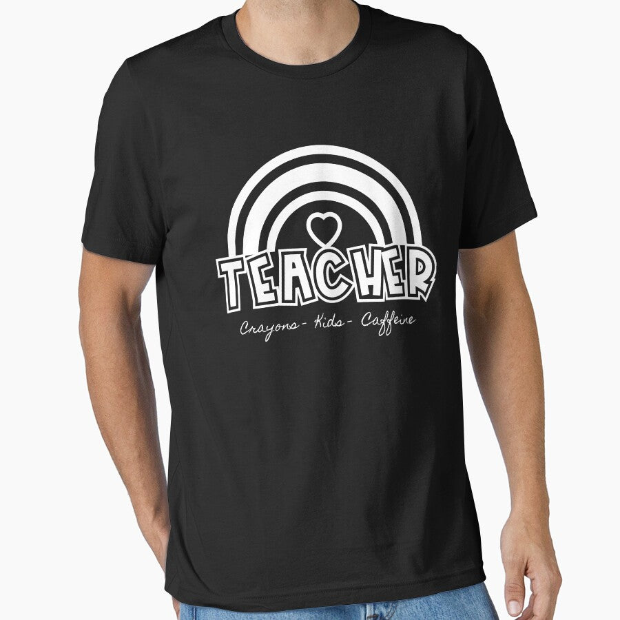 Teacher Crayons Kids Caffeine by vaggleTown T-Shirts, Hoodie, Sweatshirt | BlankRebels.com (Image 1)