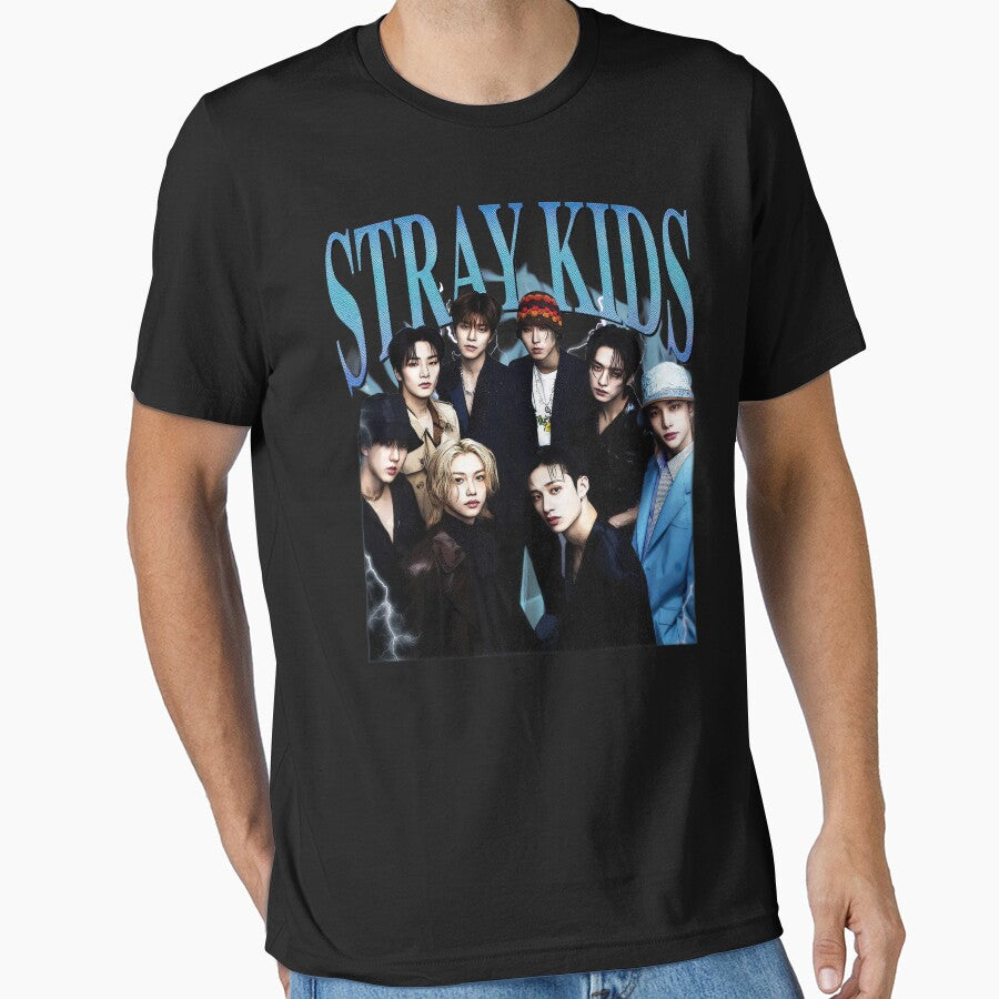 Stray Kids Retro Vintage by aoroonn T-Shirts, Hoodie, Sweatshirt | BlankRebels.com (Image 1)
