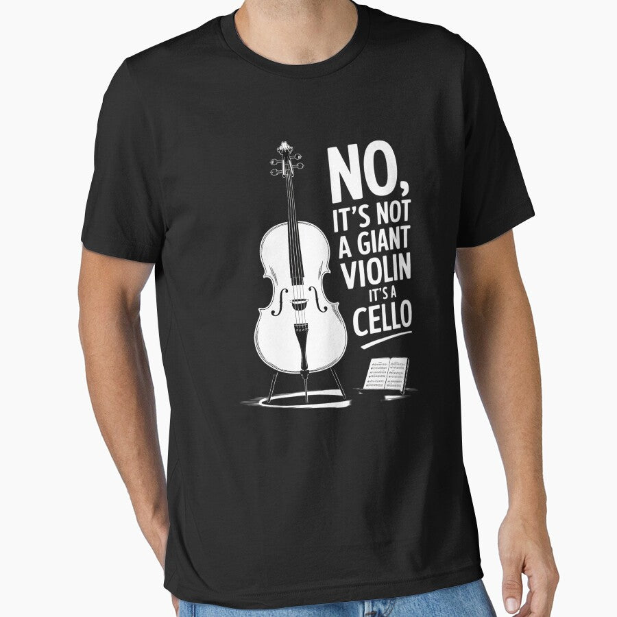 Giant Violin Music Band Classical Cellist Music Cello by skanderio T-Shirts, Hoodie, Sweatshirt | BlankRebels.com (Image 1)