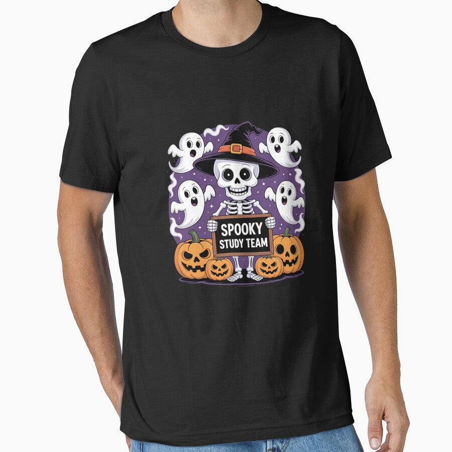 Spooky Study Team - Cute Halloween Skeleton Teacher by ryukaizox1 T-Shirts, Hoodie, Sweatshirt | BlankRebels.com (Image 1)