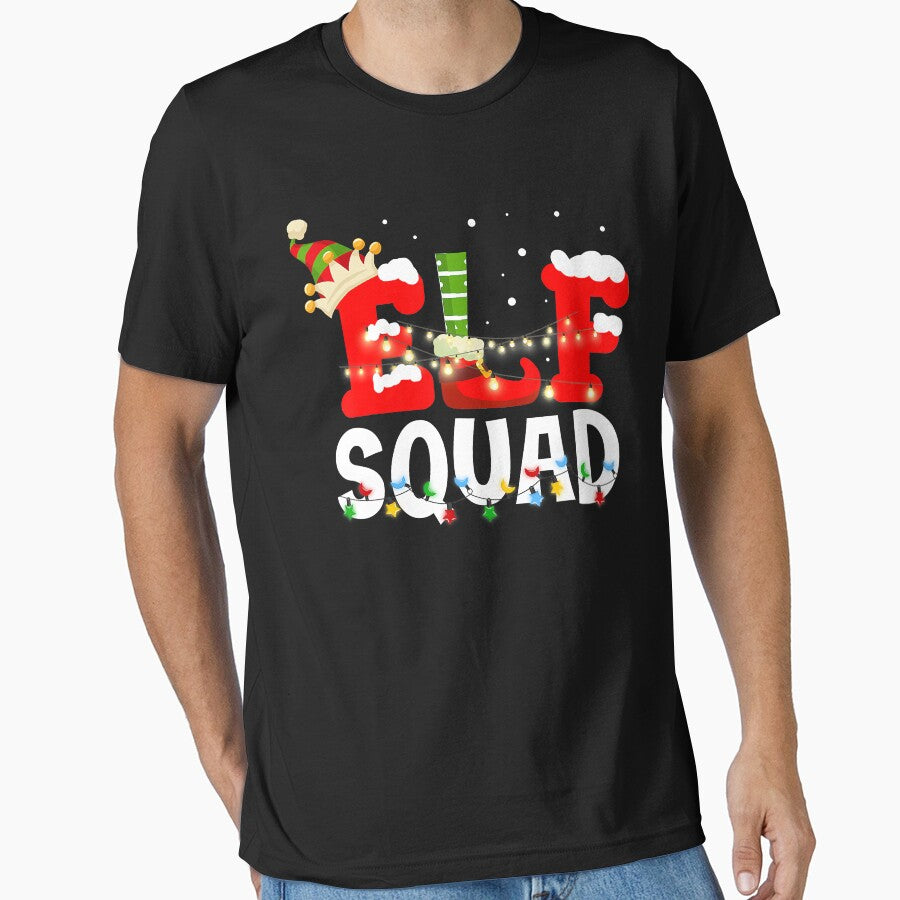 Elf Squad Funny Family Christmas Matching Pajamas by SethFrancis37 T-Shirts, Hoodie, Sweatshirt | BlankRebels.com (Image 1)