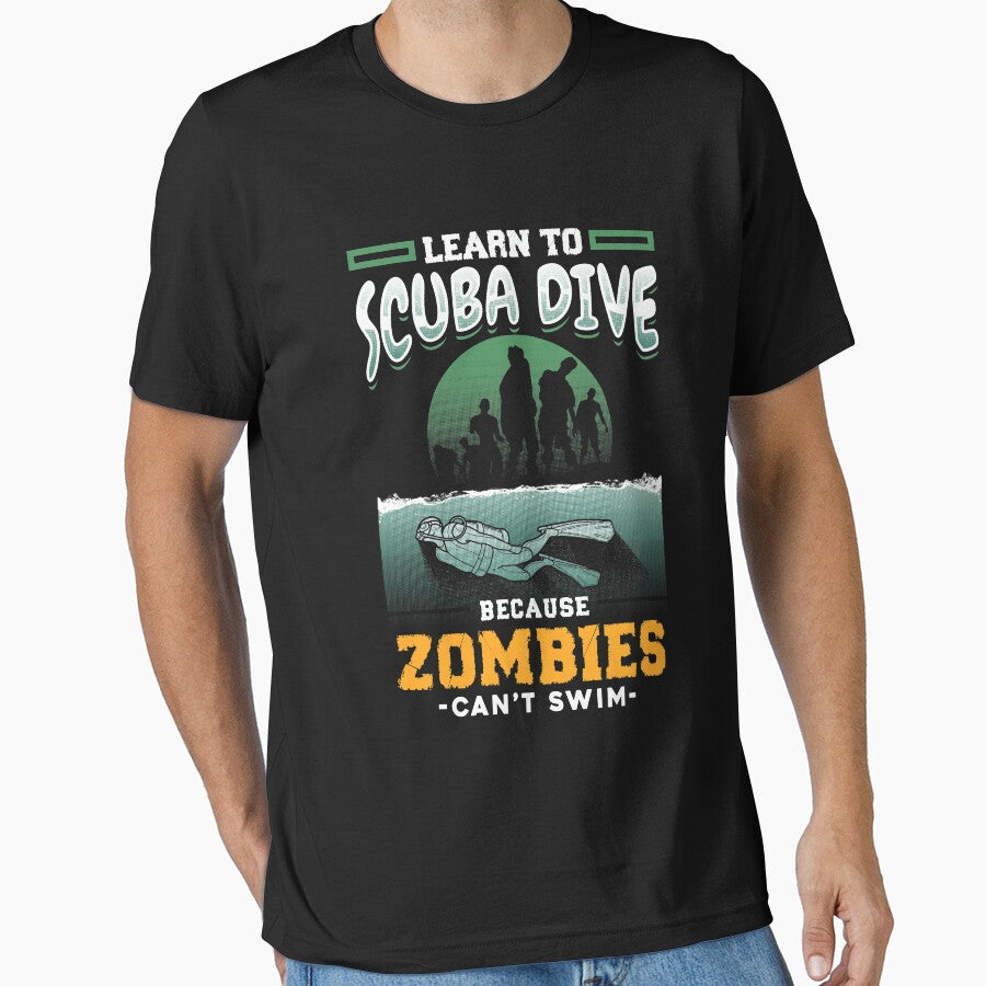 Learn To Scuba Dive Because Zombies Can't Swim by Sinjy