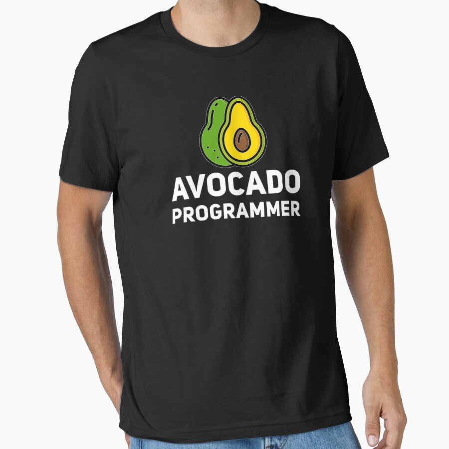 Avocado Programmer (color white) by Stornu2Ruedas T-Shirts, Hoodie, Sweatshirt | BlankRebels.com (Image 1)