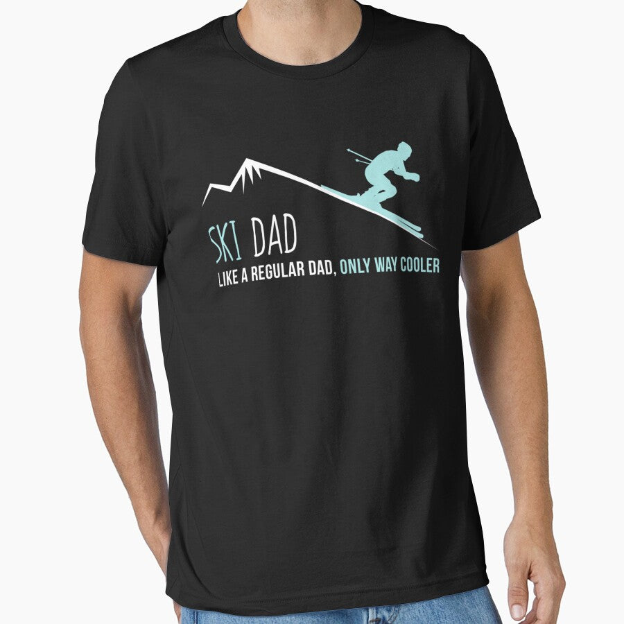 Ski Dad Funny Cute Winter Skiing by tammyrange