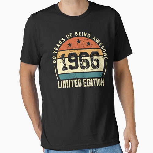 1966 Birthday Vintage 60th Bday Milestone by Y-Vibes T-Shirts, Hoodie, Sweatshirt | BlankRebels.com (Image 1)